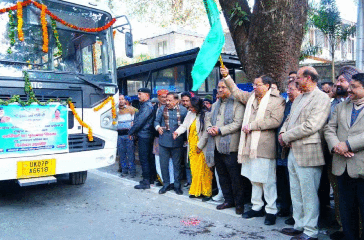 uttarkhand parivahan nigal ko mili nayi bus